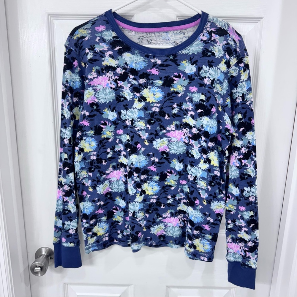 Vera Bradley Multicolor Cotton‎ Floral Long Sleeve